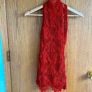 Rust Lace Halter Le Chateau